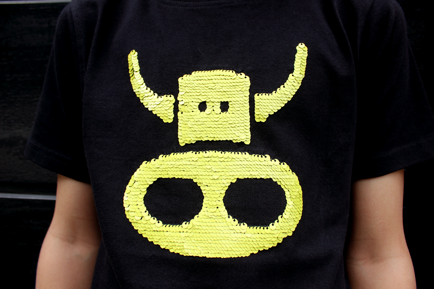 Sequin Cow Kid T-shirt