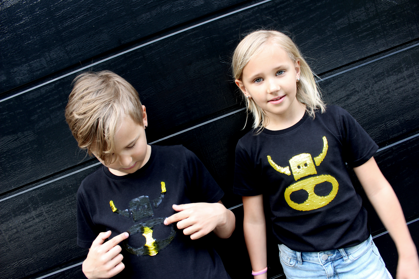 Sequin Cow Kid T-shirt
